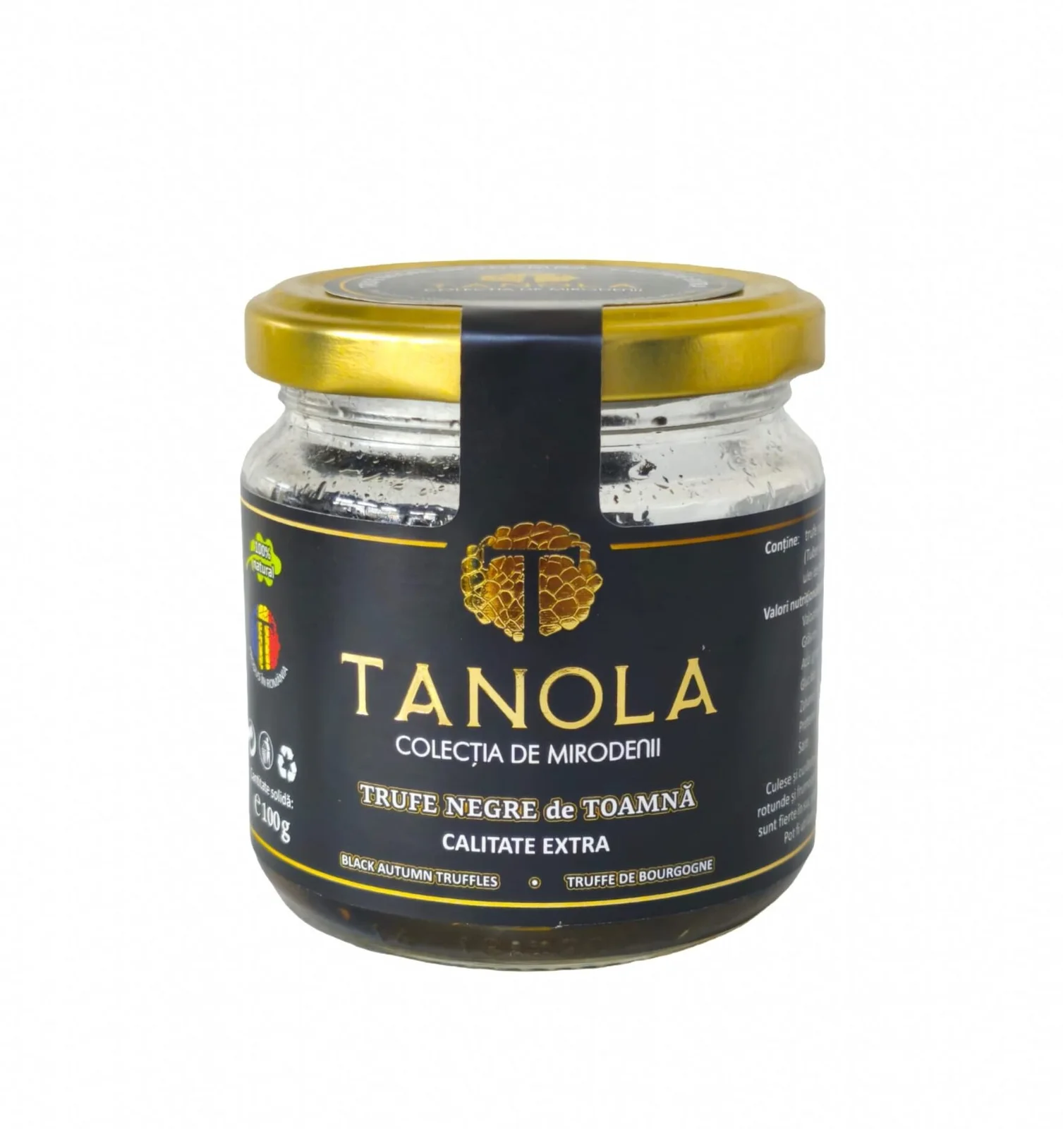 Trufe negre de toamnă pasteurizate (borcan - 100 g)