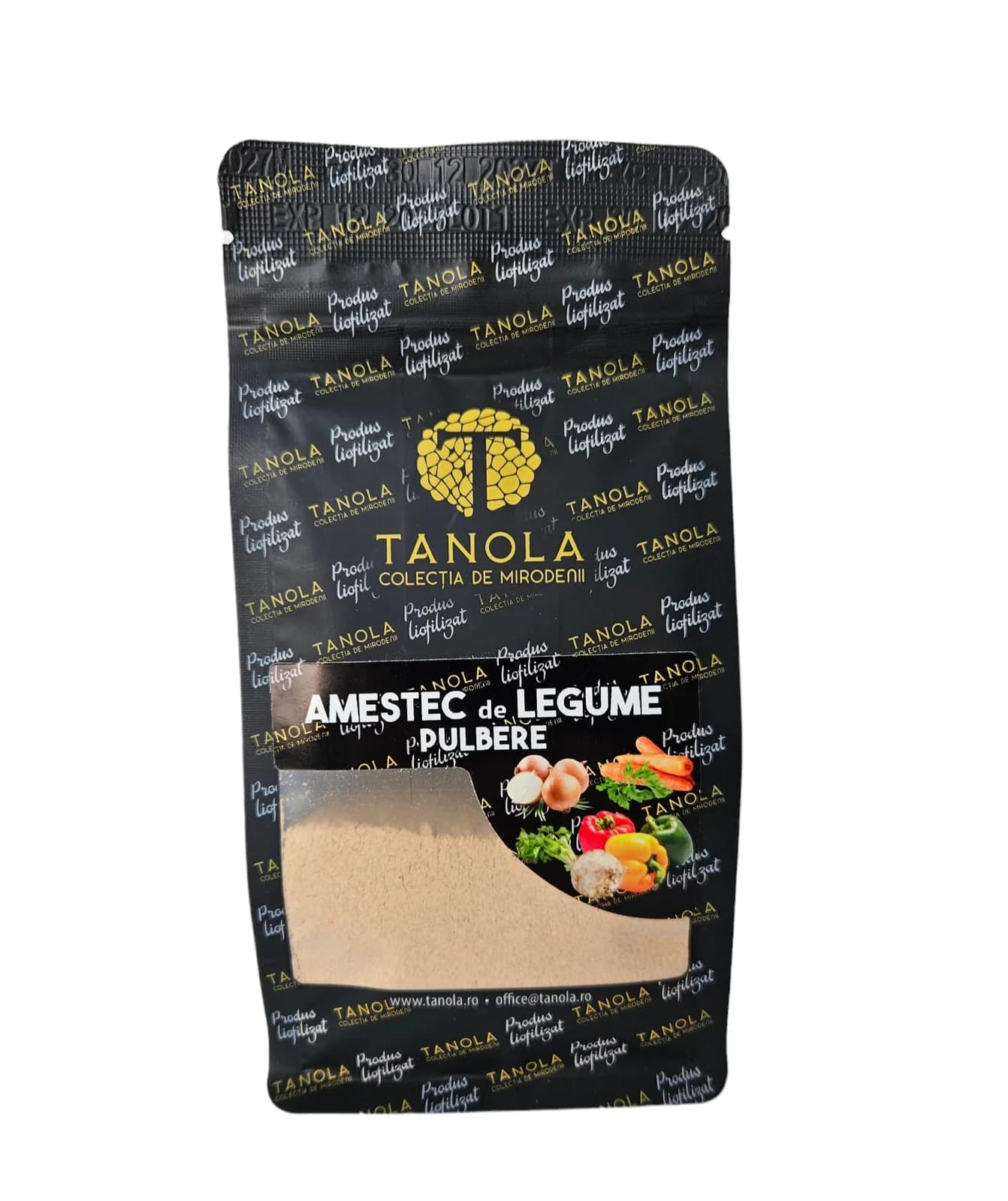 Amestec de Legume Pulbere Liofilazate (100g - pungă)